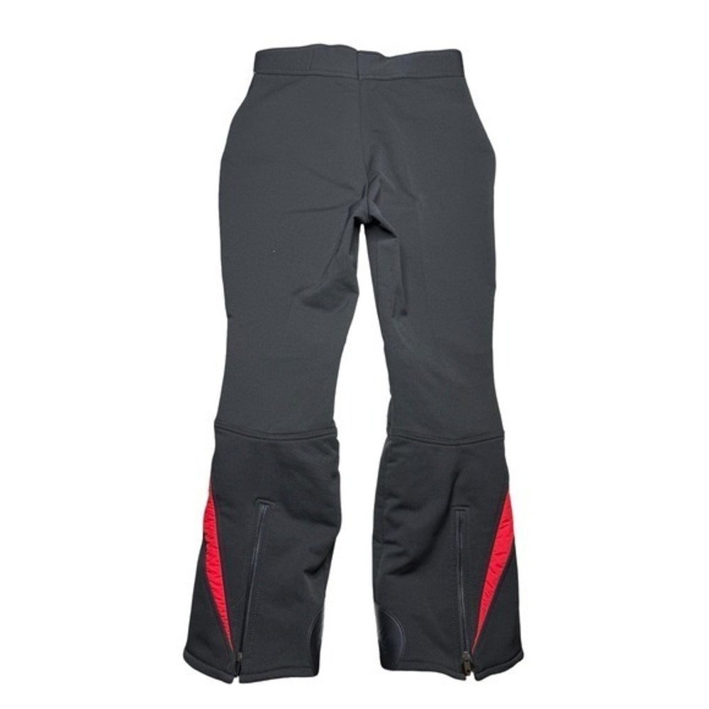 Vintage Roffe ladies flash cold weather snow ski wear black red pants 27"